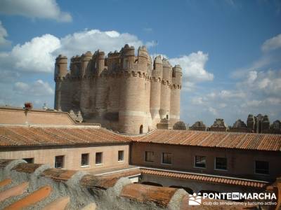 Coca - Ruta de castillos - Castillos Valladolid - Castillos Segovia - Castillo Coca; muniellos; mapa